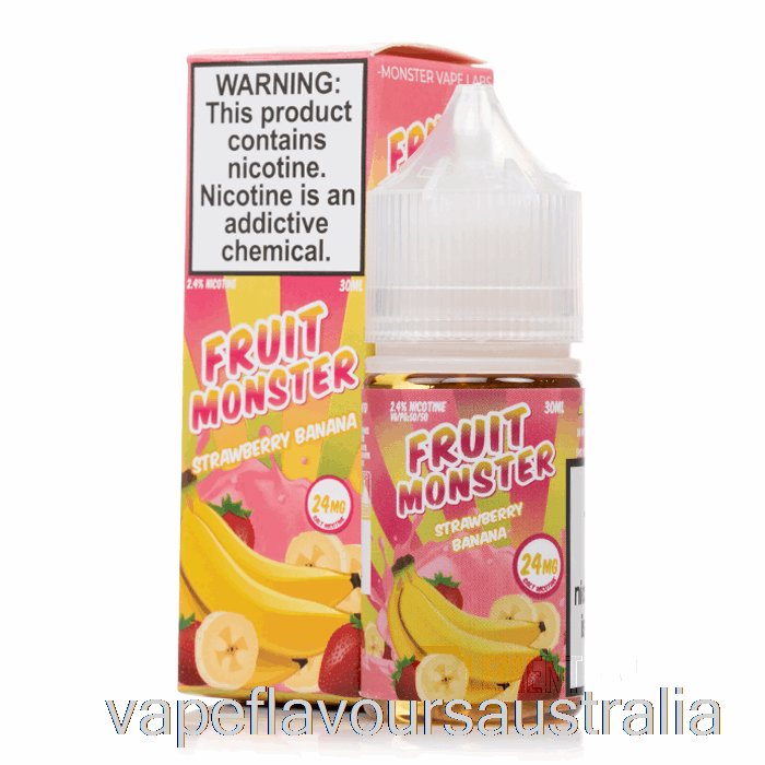 Vape Australia Strawberry Banana - Fruit Monster Salts - 30mL 24mg